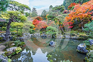 Chisen-kaiyushiki garden in Ginkaku-ji temple, Kyoto