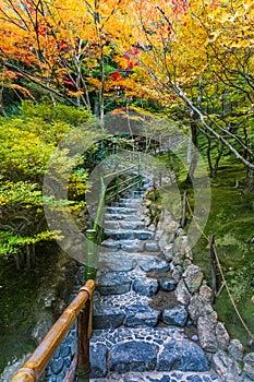 Chisen-kaiyushiki garden in Ginkaku-ji temple, Kyoto