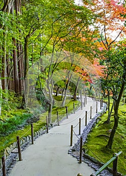 Chisen-kaiyushiki garden in Ginkaku-ji temple, Kyoto