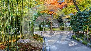 Chisen-kaiyushiki garden in Ginkaku-ji temple, Kyoto