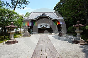 Daishi-do Hall in Chishakuin Temple in Kyoto,Japan photo