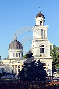 the chisinau cathedral and bell tower