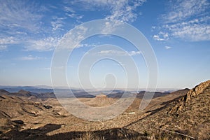 The Chisos Mountains in Big bend