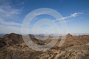 The Chisos Mountains in Big bend