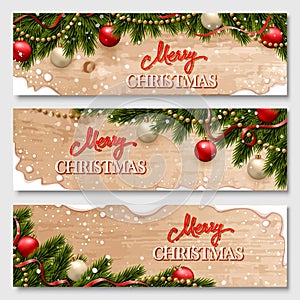 Chistmas banners set photo
