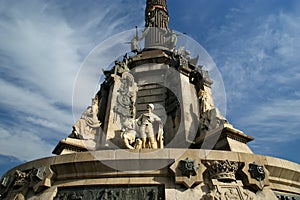 Chistopher Columbus monument in Barcelona