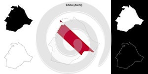 Chita outline map