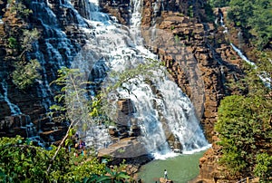 Chitradhara waterfall is one of the greatest attractions of Bastar in Chhattisgarh. Located in a village called Potanar,