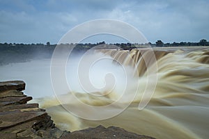 Chitrakote  fall on Indravati River from Above near Jagdalpur,Chhattisgarh, India