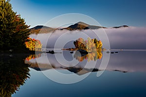 Chittenden Lake Island - Green Mountains - Autumn - Vermont