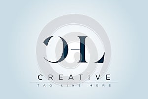 CHL abstract letter logo
