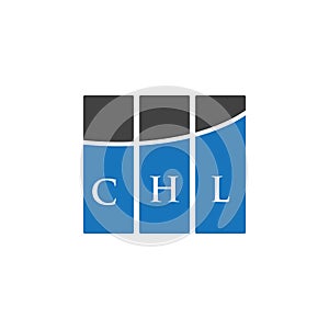 CHL letter logo design on BLACK background. CHL creative initials letter logo concept. CHL letter design