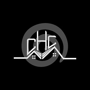 CHL Real State logo design, CHL simple and modern logo.