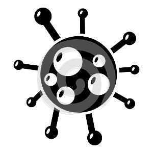 Chlamydia virus icon , simple style