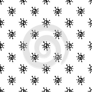 Chlamydia virus pattern vector seamless