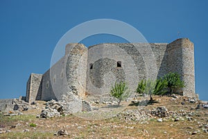 Chlemoutsi castle at Kastro village, Greece