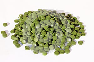 Chlorella tablets photo