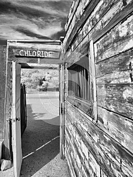 Chloride, Arizona, old west town recreated, Infrared