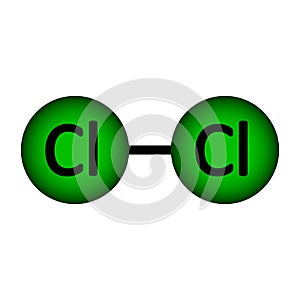 Chlor molekula ikona 