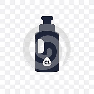 Chlorine transparent icon. Chlorine symbol design from Hygiene c