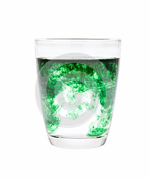 Chlorophyll in glass photo