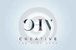 CHN abstract letter logo