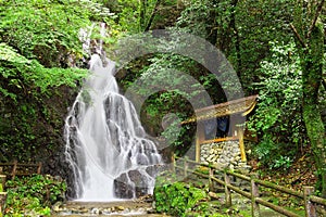 Cho-on Falls in Ukiha, Fukuoka, Japan