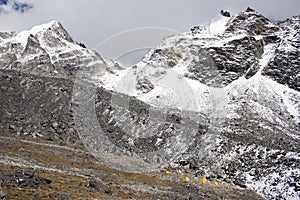 Cho La Pass Base Camp
