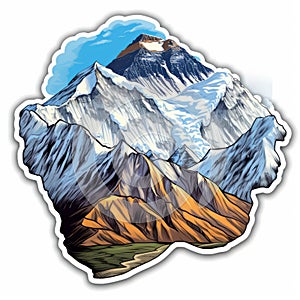 Cho Oyu Sticker - Highly Detailed Realistic Die Cut Sticker