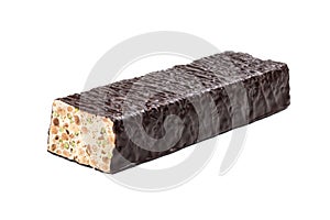 Choccolate nougat isolated