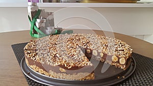Choclate and hazelnut cake photo