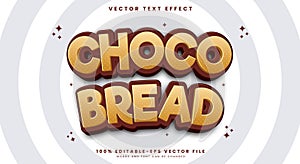 Choco Bread Editable Text Effect Template