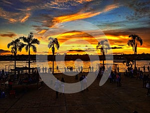 Choco this cool but not have money sunset in quibdo Colombia love photo