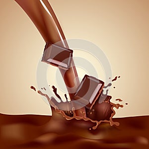 Choco Milk Illustration