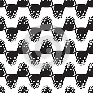 Choco truffle pattern seamless vector