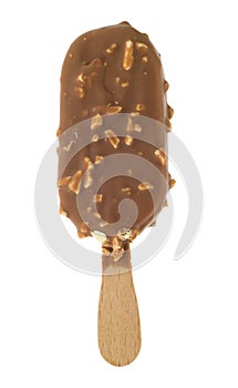 Chocolate almonds icelolly