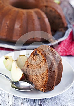 Chocolate appple cake