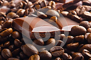 Cioccolato chicchi di caffè 