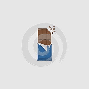 Chocolate bar vector illustration