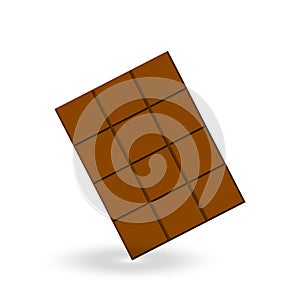 chocolate bar vector illustration