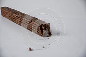 Chocolate biscuits covered in very delicious milk