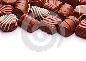 Chocolate bon bons photo