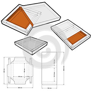 Chocolate Box and Die-cut Pattern.