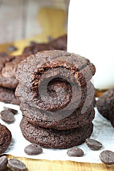 Chocolate brownie cookies