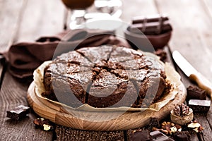 Chocolate brownie photo