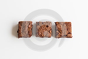 Chocolate brownies dessert