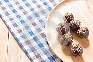 Chocolate cake ball