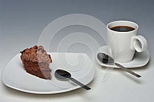 Chocolate Cake and Coffee