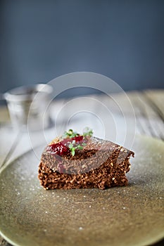 Chocolate Cake with powder sugar