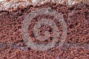Chocolate cake texture